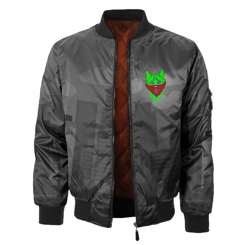 Men's Coats with Tactical FeaturesTry Again Bomber Jacket