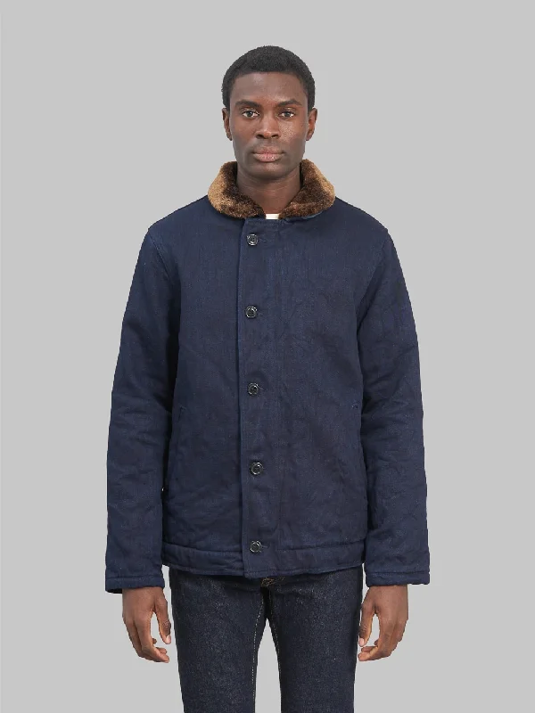 Men's Coats with Flannel LiningUES Tricotine Deck Jacket