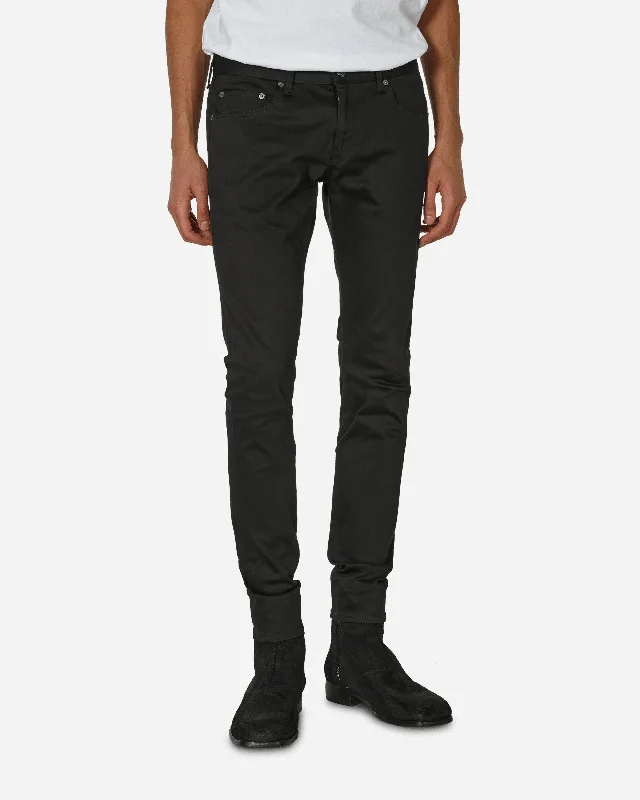 Elegant Straight-Leg Men's JeansBolt 5 Pocket Skinny Pants Black