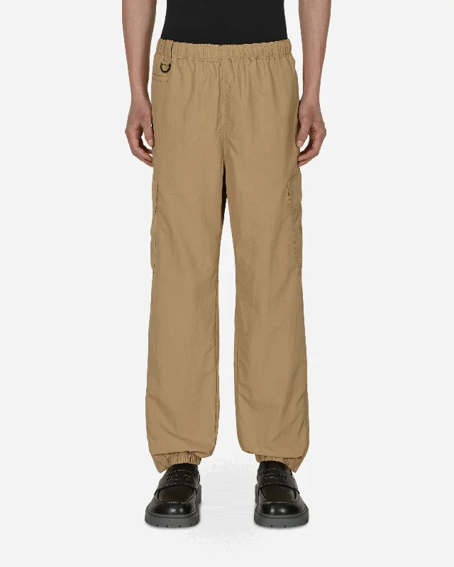 High-Quality Ripped Men's JeansNylon Cargo Pants Beige