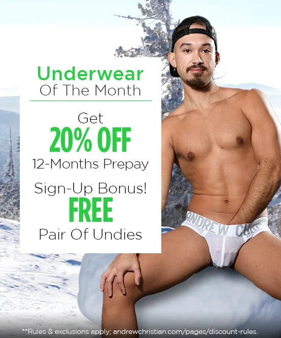 Underwear Of The Month Club Subscription