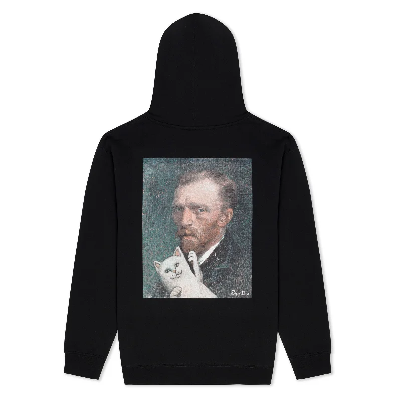 Men's Hoodies with Slim FitsVan Nermal Hoodie (Black)