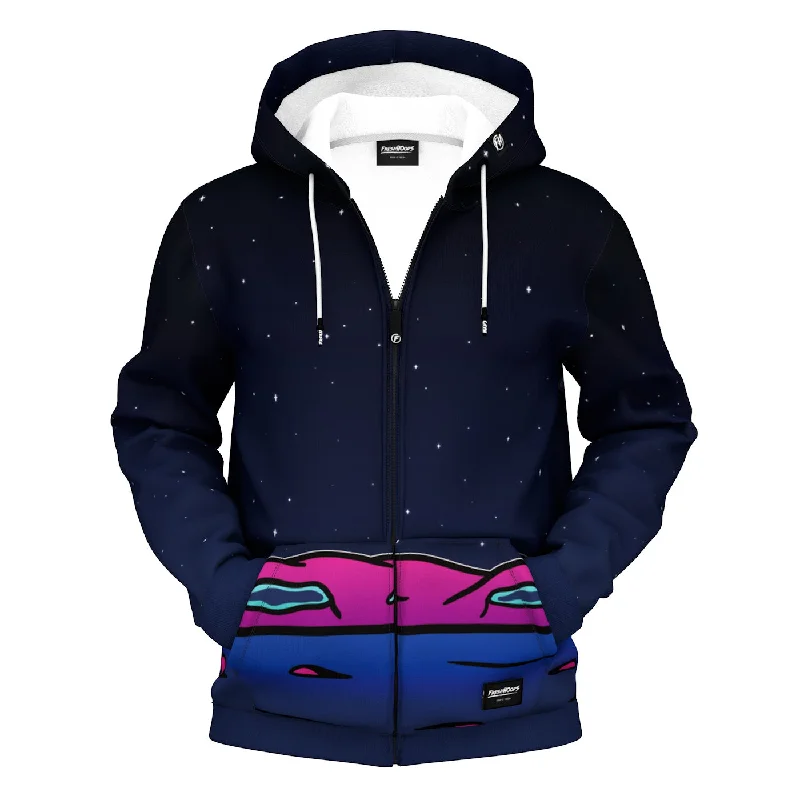 Men's Hoodies with Reinforced CuffsWe Are Here Zip Up Hoodie
