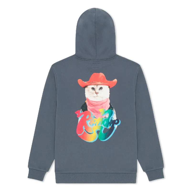 Men's Hoodies with Reinforced CuffsYee Haw Hoodie (Storm Blue)