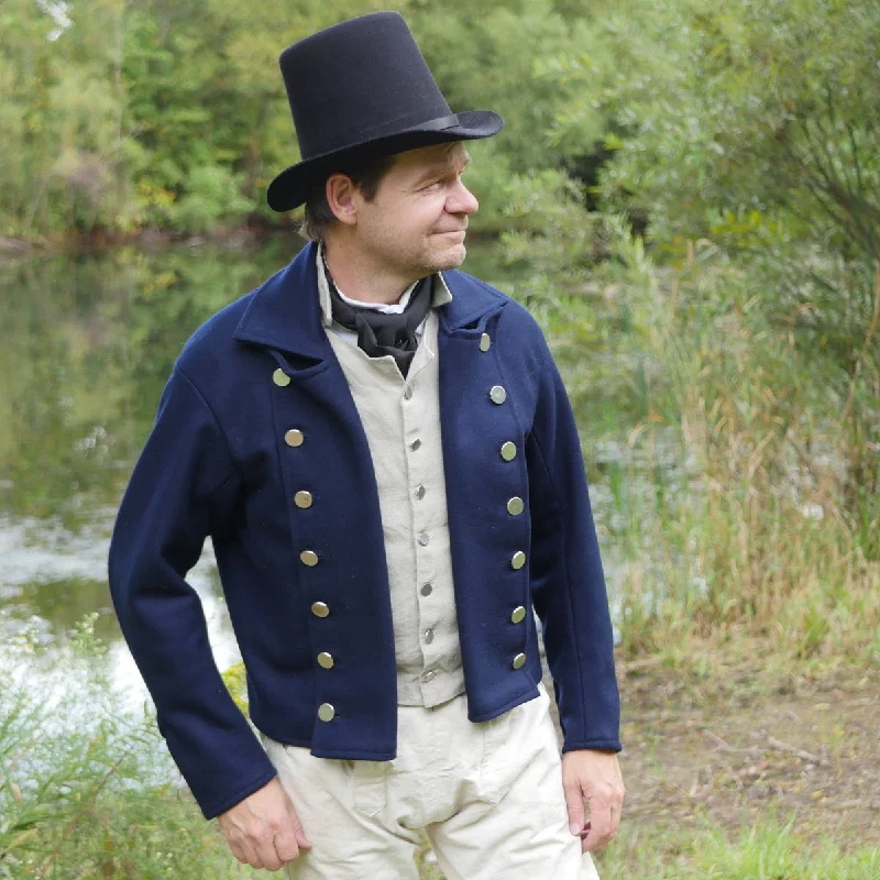 Casual Men's Bomber Jackets19th-Century Double-Breasted Sailor's Jacket