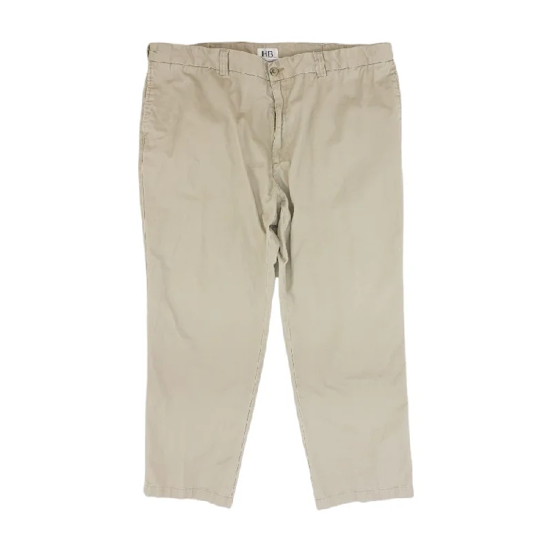 Men's Corduroy Pants for FallBeige Solid Chino Pants