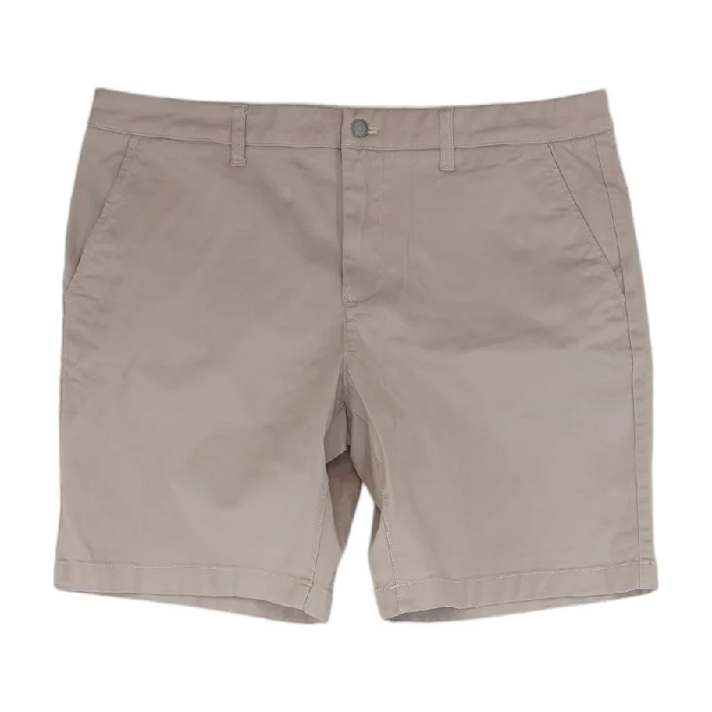 Men's Running Pants for ExerciseBeige Solid Chino Shorts