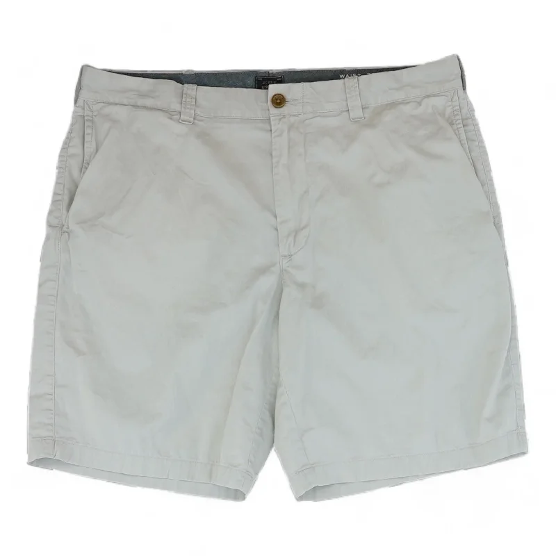 Men's Patterned Pants with PlaidsBeige Solid Shorts