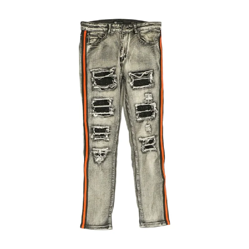 Men's Dress Pants for Special EventsBlack Graphic Skinny Jeans