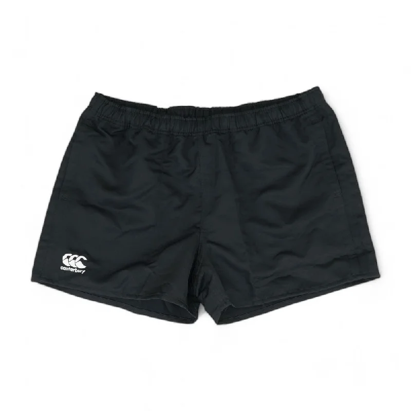 Men's Solid-Colored Pants for VersatilityBlack Solid Active Shorts