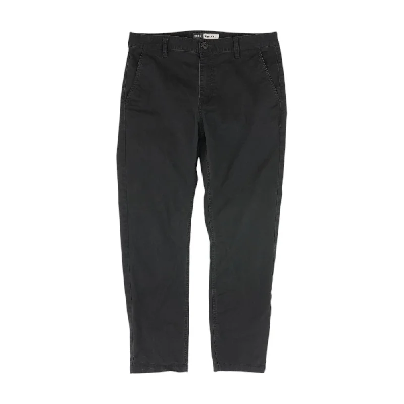 Lightweight Men's Linen PantsBlack Solid Five Pocket Pants