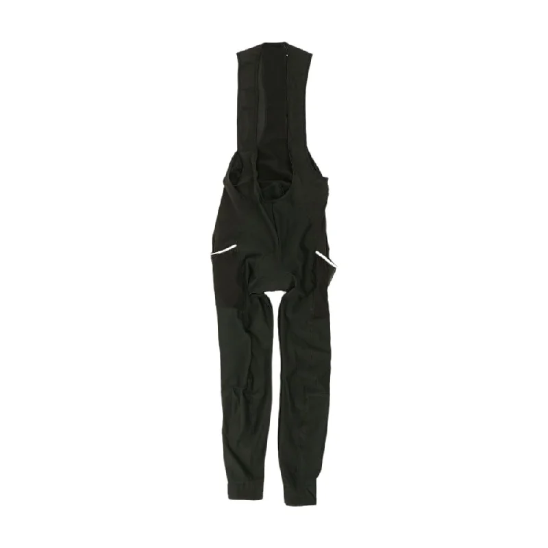 Men's Pants with Contrast WaistbandsBlack Solid Overalls