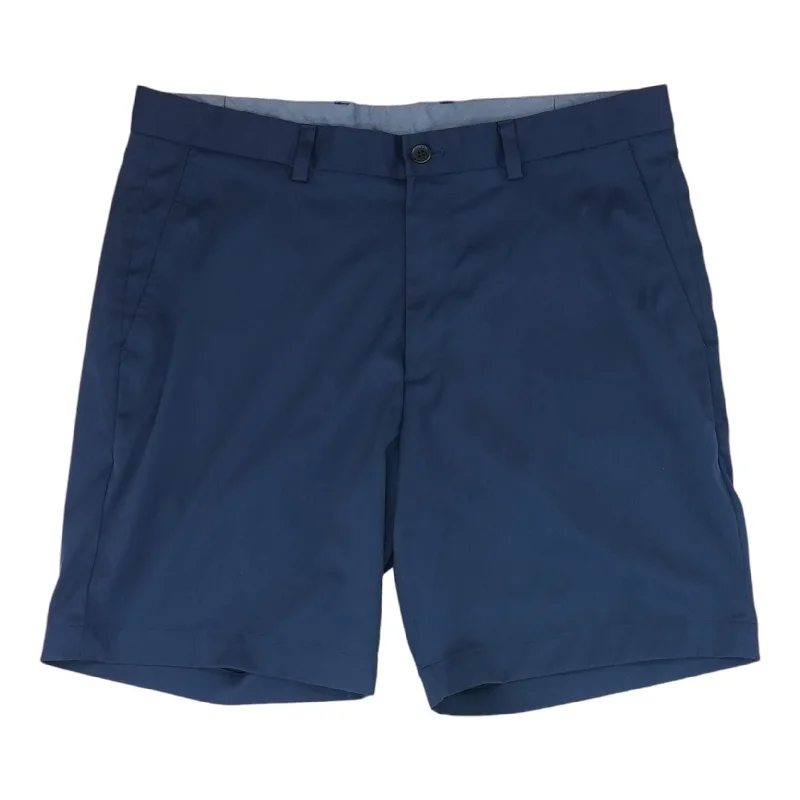Men's Tapered Pants for a Slimming EffectBlue Solid Chino Shorts