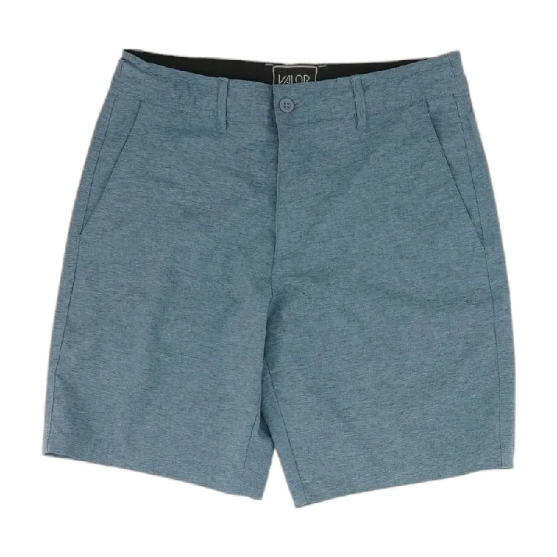Men's Pants with Moisture-Wicking PropertiesBlue Solid Chino Shorts
