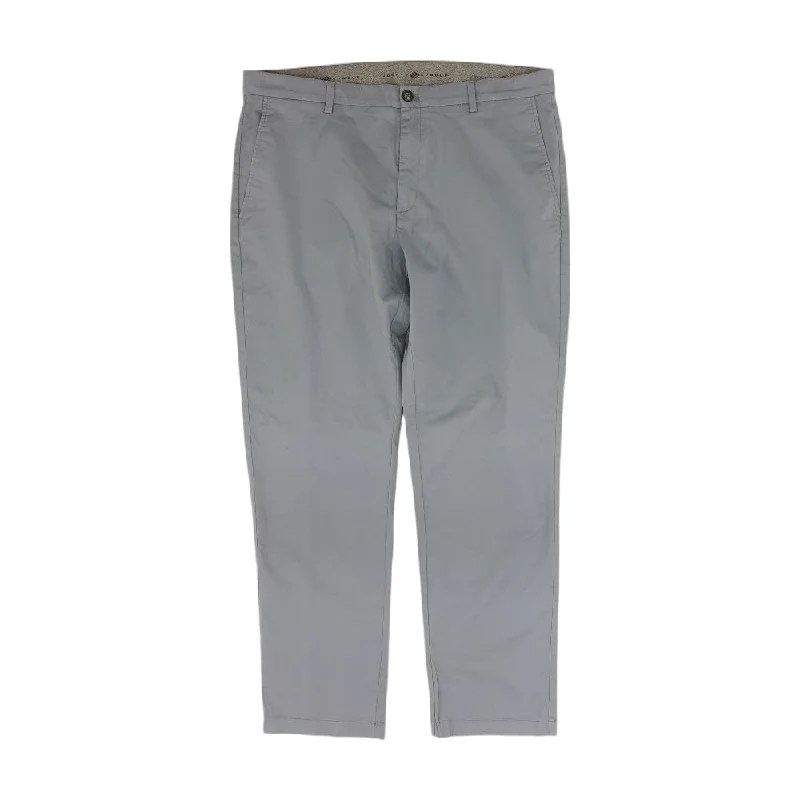 Men's Patterned Pants with Geometric DesignsBlue Solid Five Pocket Pants