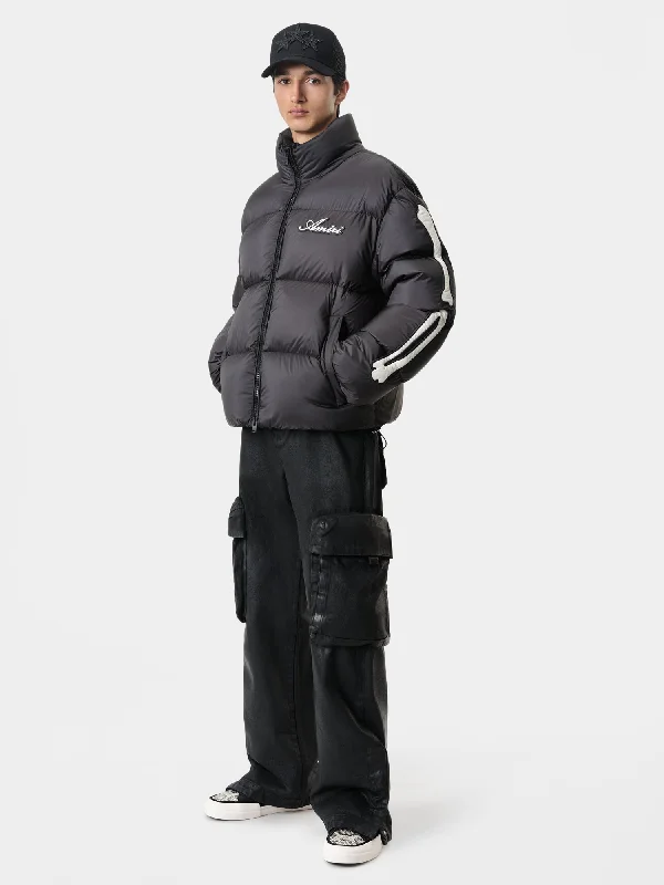 Men's Coats with Belted WaistsBONES DOWN JACKET - Black