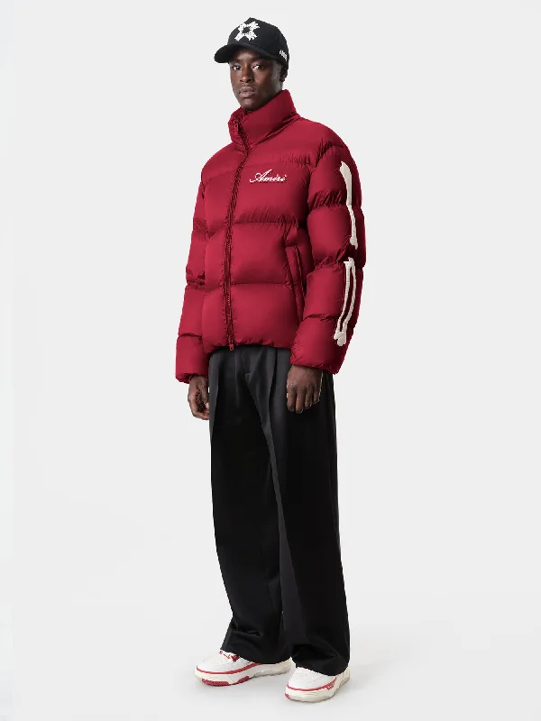 Men's Coats for City WearBONES DOWN JACKET - Deep Red