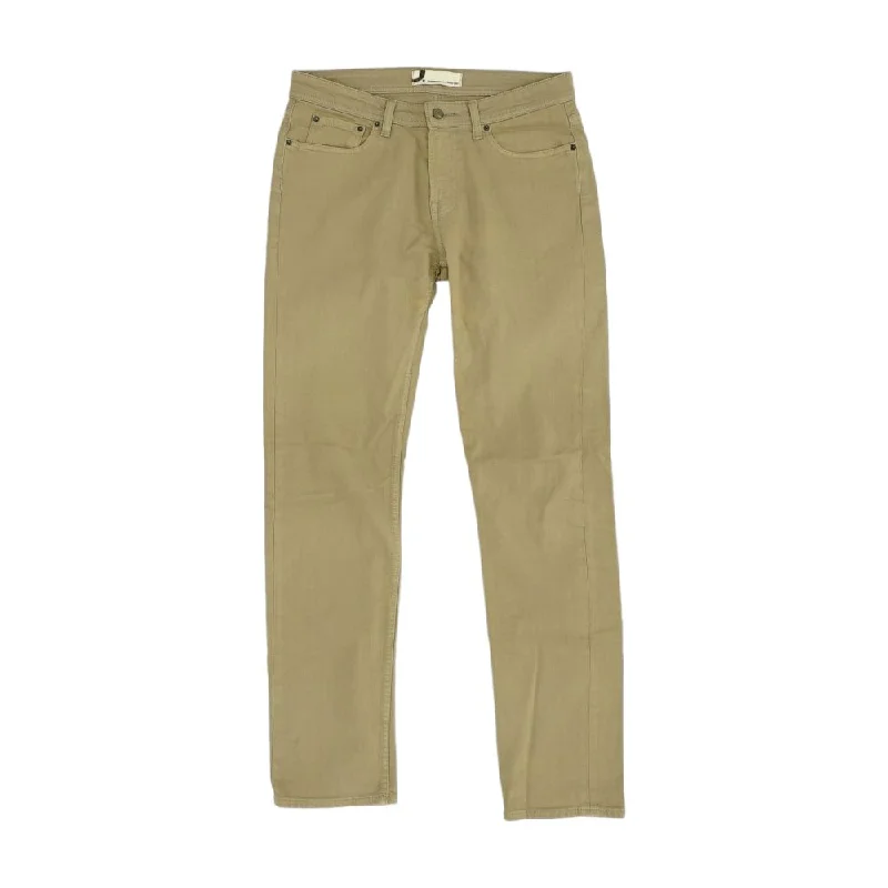 Men's Casual Pants for Everyday WearBrown Solid Regular Jeans
