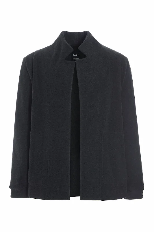 Men's Coats with Down InsulationCARDIGAN - 1027C - SOFT BLACK