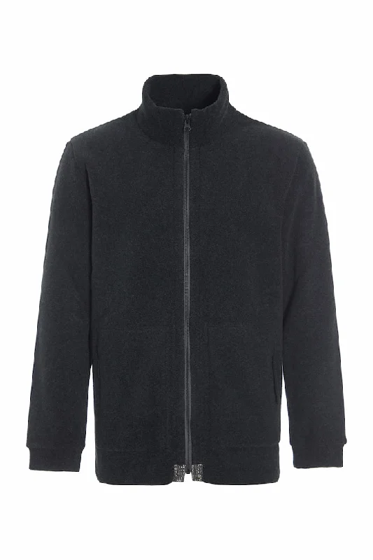 Men's Coats for RunningCARDIGAN ZIPPER - 1040C - SOFT BLACK