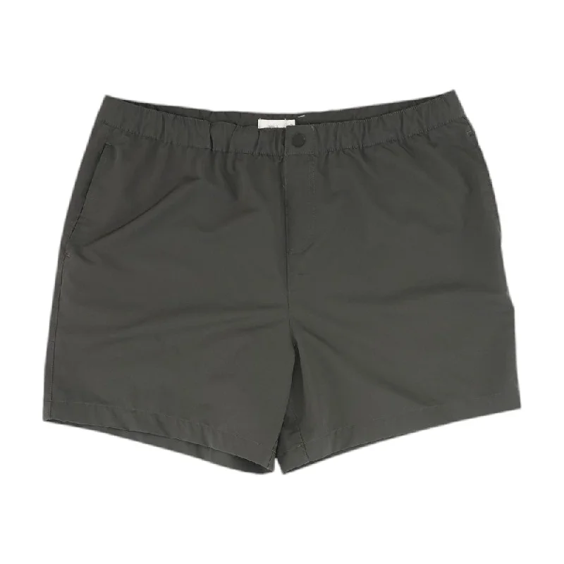 Men's Velcro-Closure Pants for ConvenienceCharcoal Solid Active Shorts