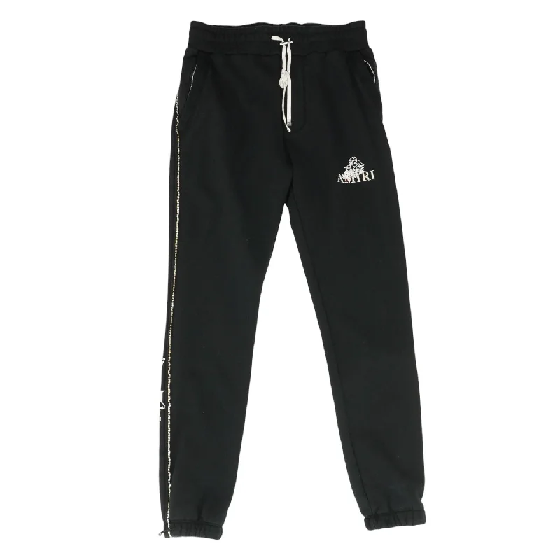 Men's Pants with Deep PocketsCrystal Outline Cherub Sweatpant