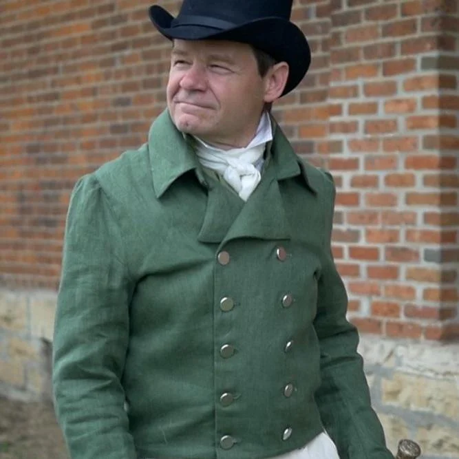 Men's Coats with Quick-Dry FabricEarly 19th Century Tailcoat in Linen