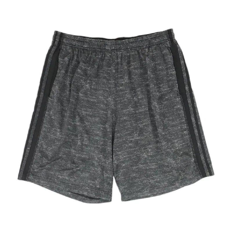 Men's Pants with Turn-Up CuffsGray Solid Active Shorts