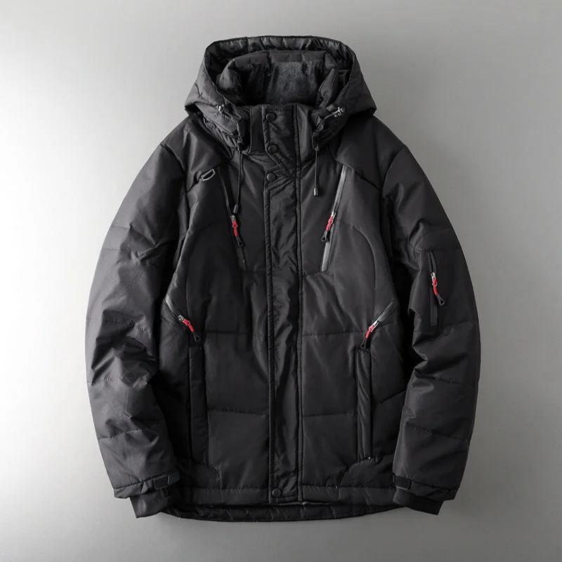 Men's Coats with Ventilation#HM-1987# 潮品經典修身防水羽絨外套