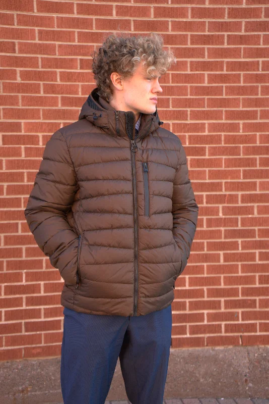 Men's Coats for Short MenJ.Grill Light Weight Winter Quilted Jacket - 3613