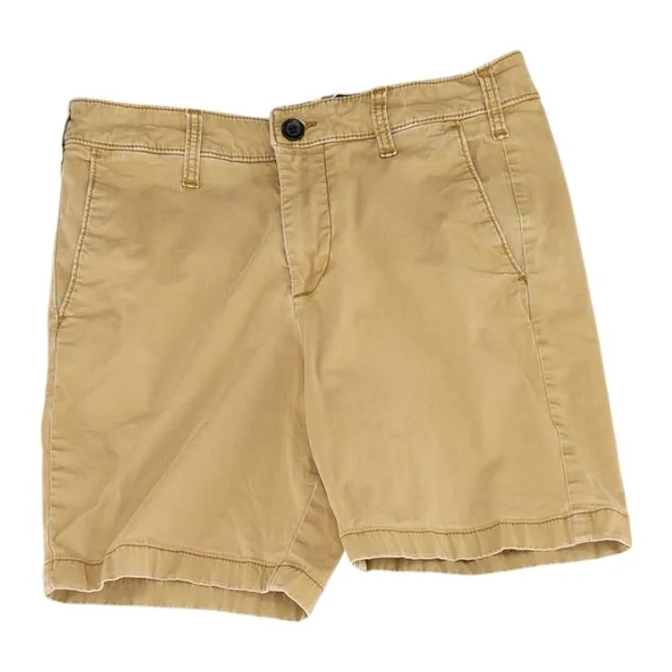 Men's Pants with Welt PocketsKhaki Solid Chino Shorts