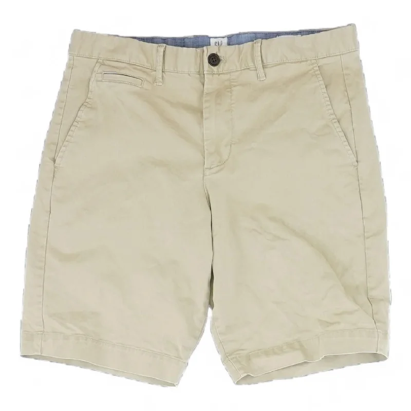 Men's Drawstring Pants for AdjustabilityKhaki Solid Chino Shorts