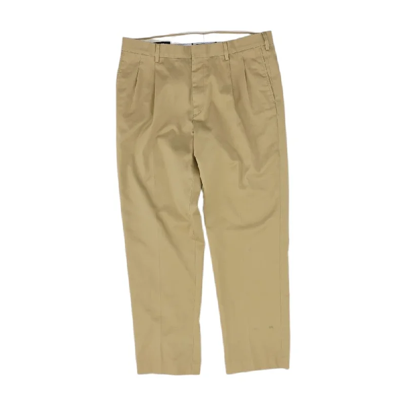 Lightweight Men's Linen PantsKhaki Solid Khaki Pants
