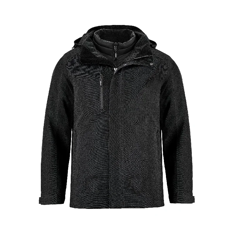Men's Coats with Flannel LiningL06000 - Apex - Men's 3 in 1 Jacket