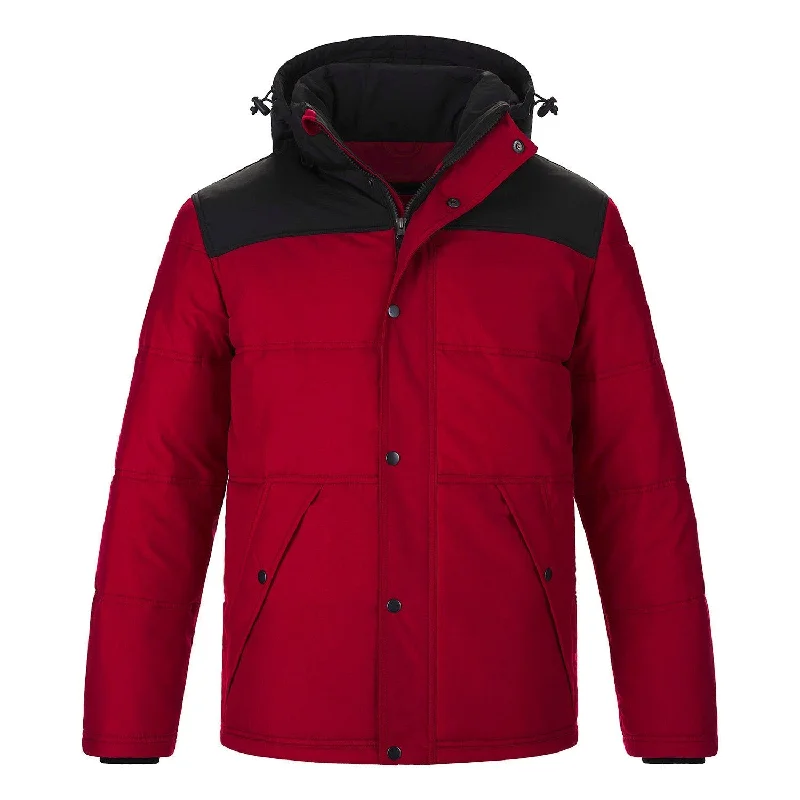 Men's Coats Made in the USAL06025 - Nunavut - Men's Puffy Coat w/ Detachable Hood