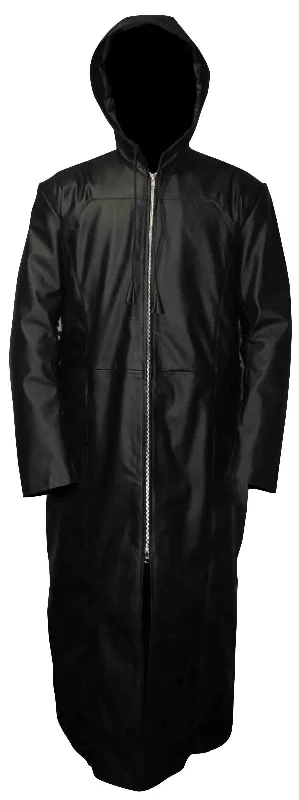 High-Quality Men's Duffle CoatsLong Winter Coat Hoddie Style