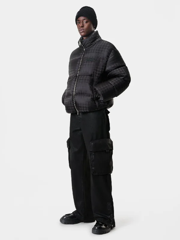 Men's Coats for Snowy WeatherMA QUAD JACQUARD DOWN JACKET - Black