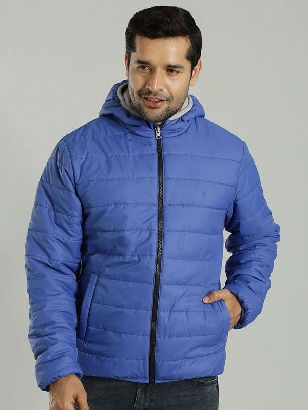 Men's Coats with Velcro ClosuresMen Solid Full Sleeve Bomber Jacket