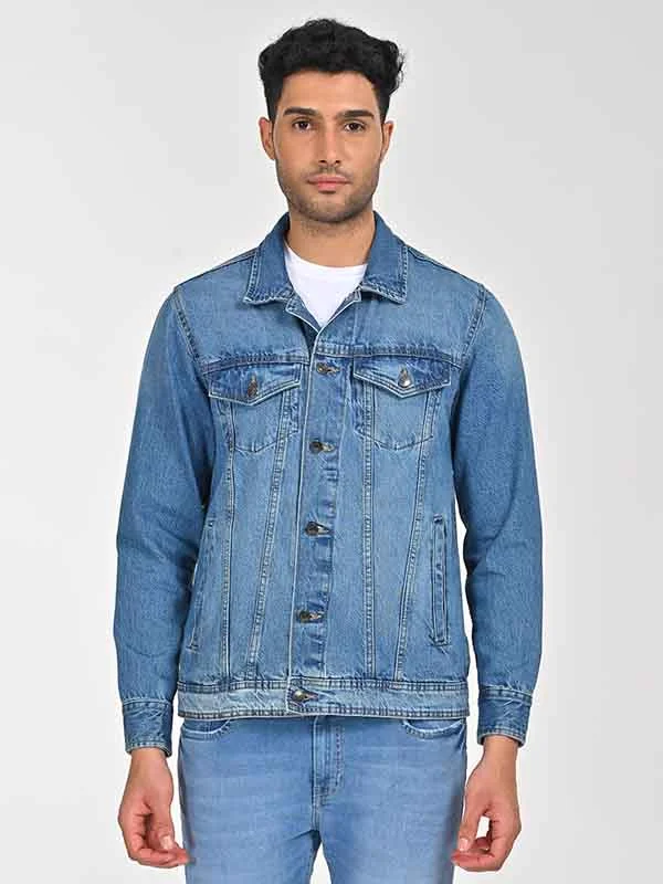Men's Coats with Convertible CollarsMen Solid Full Sleeve Jacket