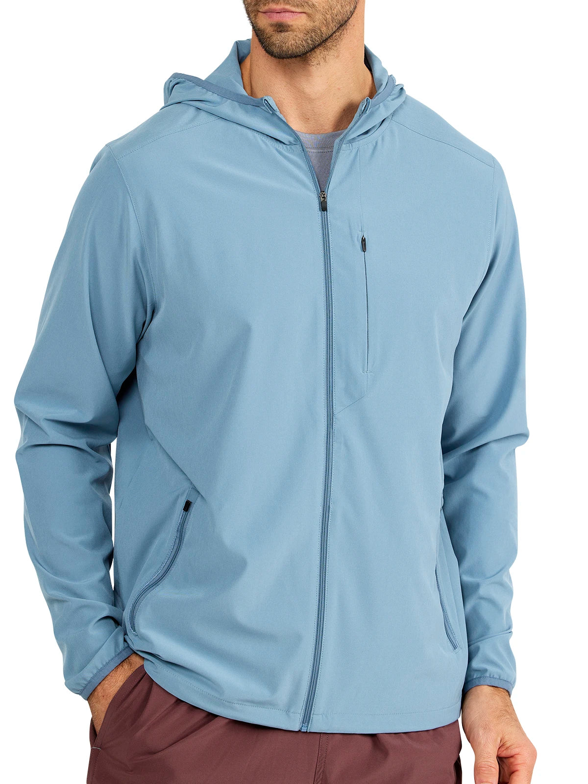 Luxurious Men's Cashmere CoatsMen's Breeze Jacket - Blue Fog
