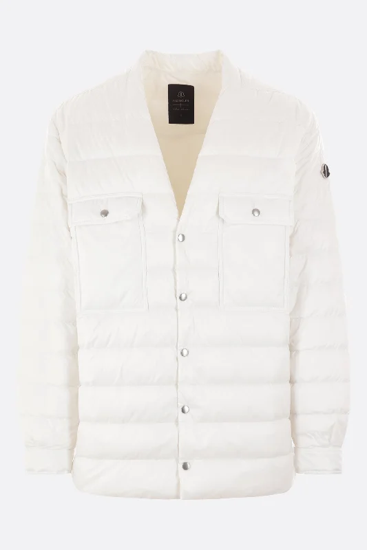 Men's Coats with Multi-Pocket Designnylon down jacket