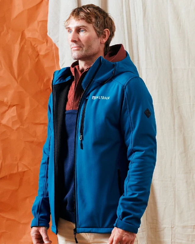 Men's Coats with Adjustable HemsMunros II - Mens Softshell Jacket - Teal
