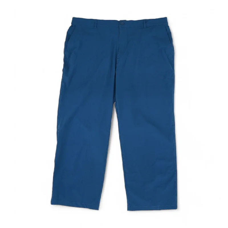 Men's Pants with Patch PocketsNavy Solid Active Pants