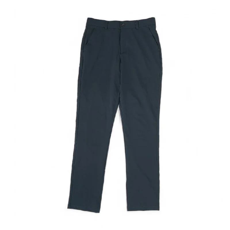 Men's Pants with Button-Down PocketsNavy Solid Active Pants