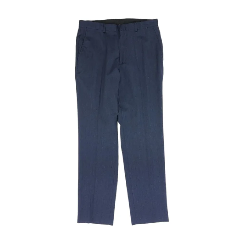 Men's Formal Trousers for BusinessNavy Solid Chino Pants