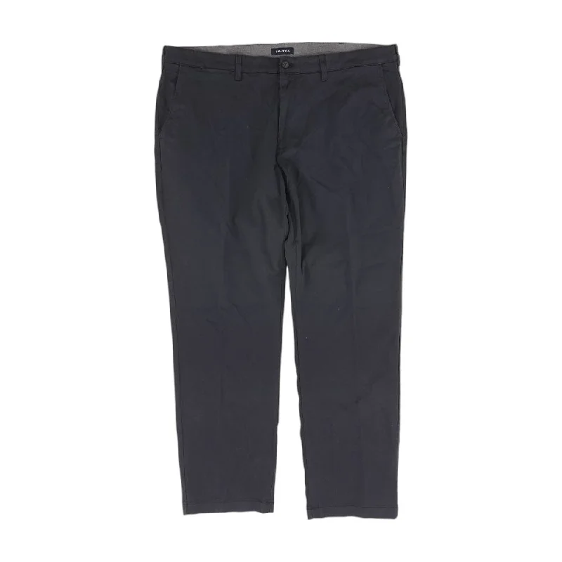 Men's Solid-Colored Pants for VersatilityNavy Solid Chino Pants