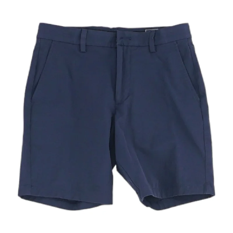 Men's Pants with Button-Down PocketsNavy Solid Chino Shorts