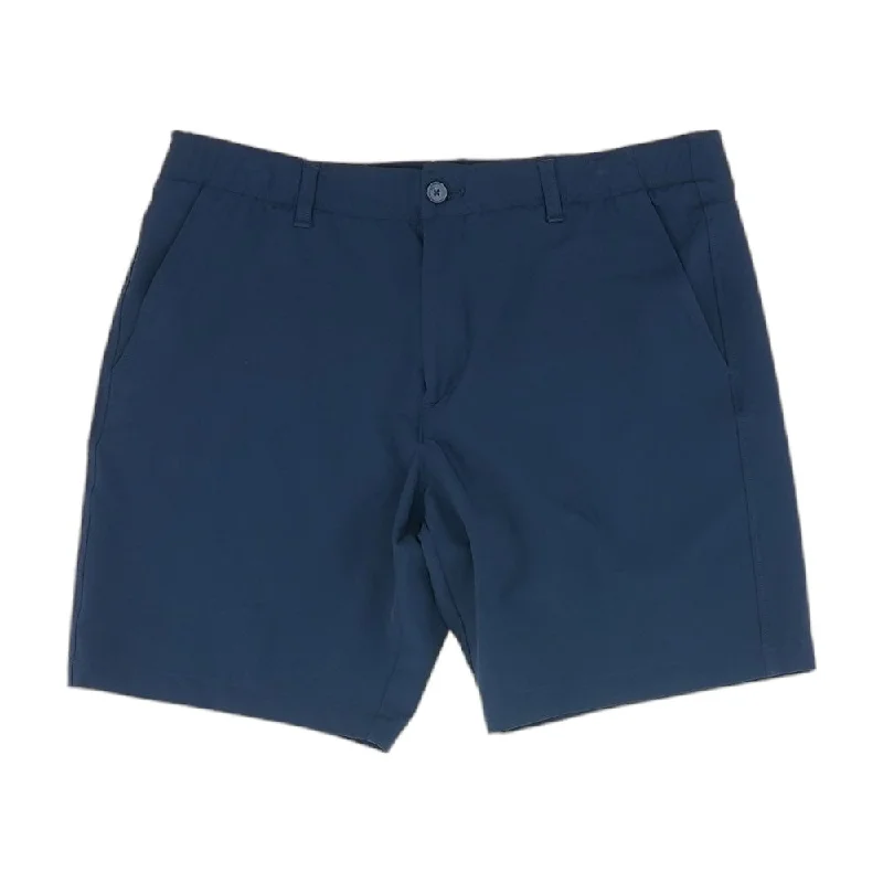 Men's Pants with Hidden PocketsNavy Solid Chino Shorts