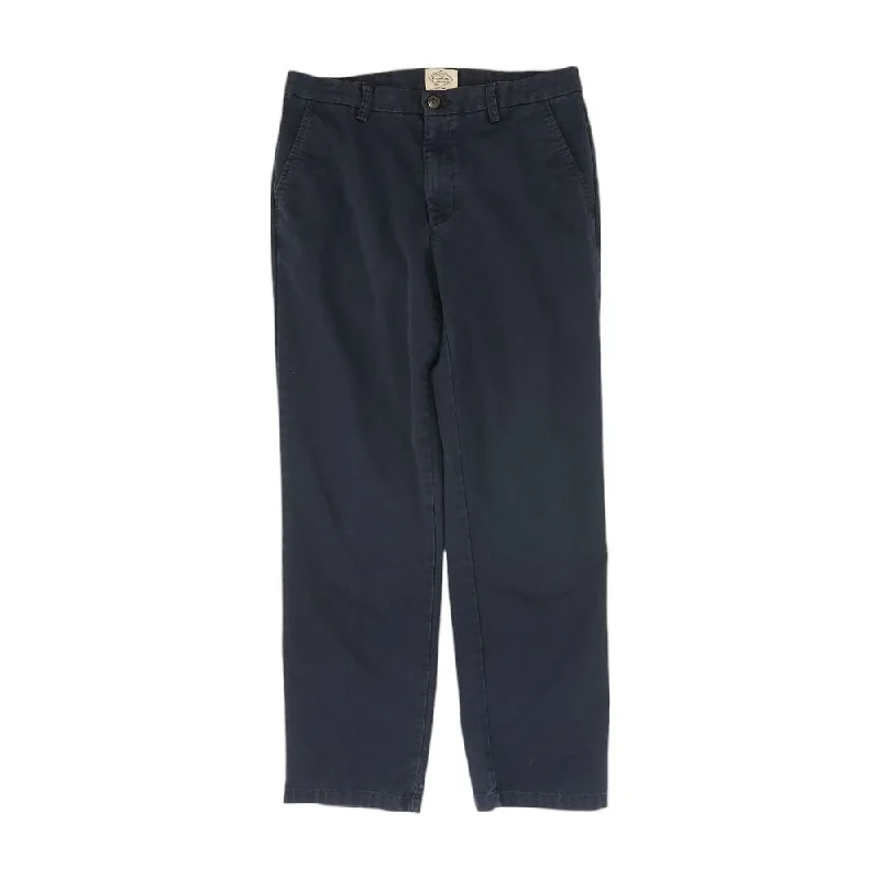 Layered Men's OverallsNavy Solid Five Pocket Pants