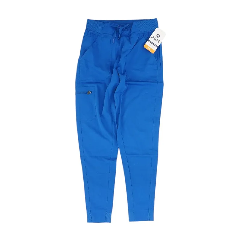 Men's Pants with Flap PocketsNavy Solid Scrub Pants